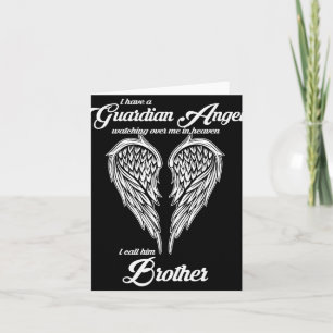 Ich habe einen Schutzengel im Himmel, den ich Brud Karte