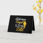 Ich habe einen Schutzengel im Himmel und nenne ihn Karte (Gelbe Blume)