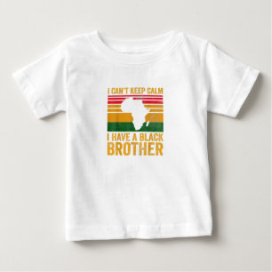 Ich habe einen schwarzen Bruder für die schwarze S Baby T-shirt