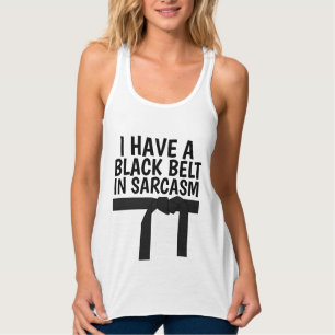 ICH HABE EINEN SCHWARZEN GRIFF IN SARCASM Ladys T  Tank Top