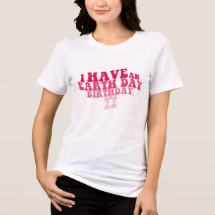 Ich habe einen Tag auf der Erde Tri-Blend Shirt