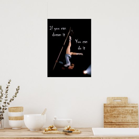 Ich habe einen Traum. Poster (Küche)