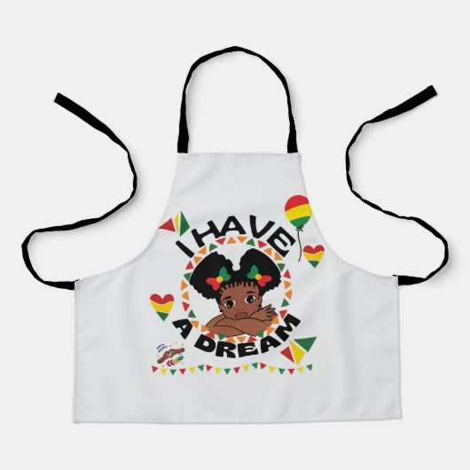 "Ich habe einen Traum" Schürze (Vorderseite)