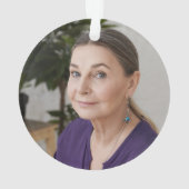 Ich habe einen Winkel im Himmel Beileid, um Foto z Ornament (Rückseite)