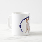 Ich habe einen Wire Fox Terrier geküsst Kaffeetasse (Vorderseite Links)