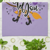 Ich habe einen Zauber auf dich gelegt Geschirrtuch (Gefaltet)