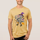 Ich habe einen Zauber auf dich gelegt Tri-Blend Shirt (Vorderseite)