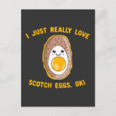 Ich habe einfach nur schottische Eier Liebe, ok! K Postkarte (Vorderseite)