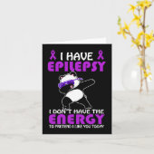 Ich habe Epilepsie Tu nicht so, als ob ich dich Ep Karte (Gelbe Blume)