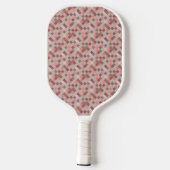 Ich habe Erfolg Karriere Muster Korallenrosa braun Pickleball Schläger (Rückseite)