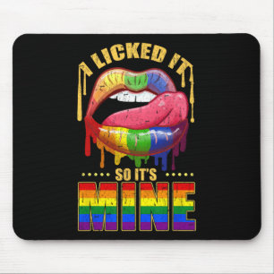 Ich habe es abgeleckt, also gehört es mir Vintage  Mousepad