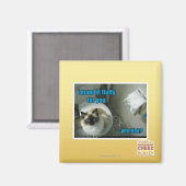 Ich habe es aus flüssigem Pelz für dich gemacht Magnet (Vorderseite/Rückseite)