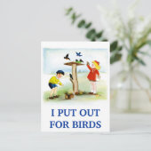 Ich habe es ausgezogen postkarte (Stehend Vorderseite)