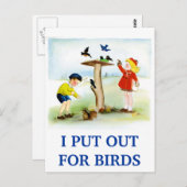 Ich habe es ausgezogen postkarte (Vorne/Hinten)