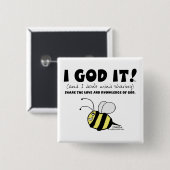 ICH HABE ES GEHÖRT! BUTTON (Vorne & Hinten)