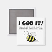 ICH HABE ES GEHÖRT! MAGNET (Vorderseite/Rückseite)