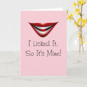 Ich habe es gelogen, also ist es meins! Grußkarte Karte (Gelbe Blume)