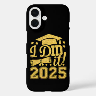 Ich habe es geschafft 2025 Absolvent Abschlussklas iPhone 16 Hülle