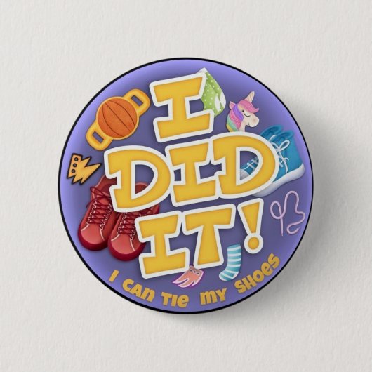 Ich habe es getan - 2 1/4" Runde Button (Vorderseite)