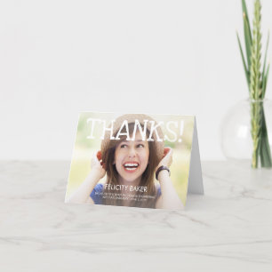 Ich habe es getan! Abschluss Danke Karte