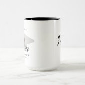 Ich habe es getan! Graduierungsobergrenze Personal Tasse (Zentrum)