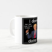 Ich Habe Es Getan Kaffeetasse (Vorderseite Links)