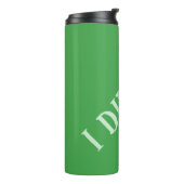 Ich habe es grün gemacht thermosbecher (Nach links gedreht)