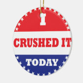 Ich habe es heute zerschlagen keramikornament (Links)