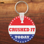 Ich habe es heute zerschlagen schlüsselanhänger (Vorderseite)