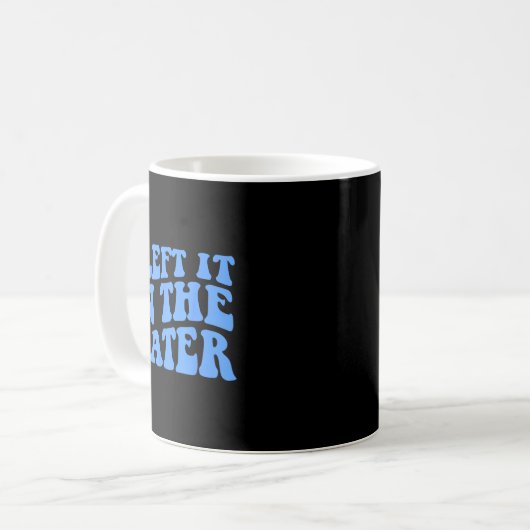 Ich habe es im Wasser gelassen Christliche Taufzit Kaffeetasse (Vorderseite Links)
