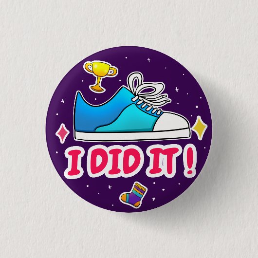 Ich habe es Lila 1 1/4"-Taste Button (Vorderseite)