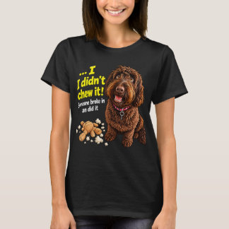 Ich habe es nicht gekaut Lustiger Hundetasse T-Shirt
