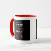 Ich habe es nicht GEMEIN, Ihre Tasten sarkastisch  Tasse (Vorderseite Links)