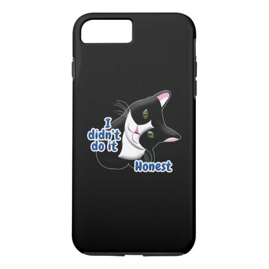Ich habe es nicht getan Cat Case-Mate iPhone Hülle (Rückseite)