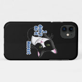 Ich habe es nicht getan Cat Case-Mate iPhone Hülle (Rückseite (Horizontal))