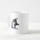 Ich habe es nicht getan Cat Kaffeetasse (Vorderseite Links)
