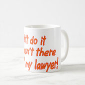 Ich habe es nicht getan.... kaffeetasse (VorderseiteRechts)