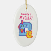 ICH HABE ES SELBST GEMACHT KERAMIK ORNAMENT (Rechts)