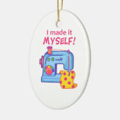 ICH HABE ES SELBST GEMACHT KERAMIK ORNAMENT (Links)