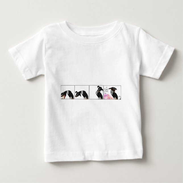 "Ich habe Essen gemacht" Baby T-shirt (Vorderseite)