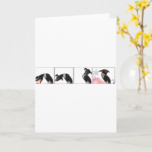 "Ich habe Essen gemacht" Karte (Gelbe Blume)