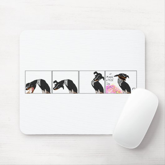 "Ich habe Essen gemacht" Mousepad (Mit Mouse)