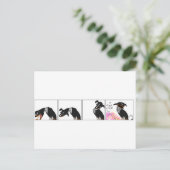 "Ich habe Essen gemacht" Postkarte (Stehend Vorderseite)