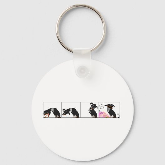 "Ich habe Essen gemacht" Schlüsselanhänger (Vorderseite)