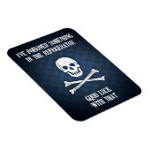 Ich habe etwas im Kühlschrank vergiftet. Magnet (Rechte Seite)