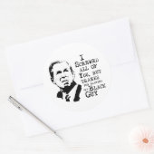 Ich habe euch alle vermasselt, aber danke dafür, d runder aufkleber (Umschlag)