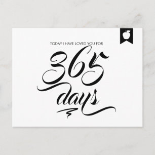 Ich habe euch die Jubiläumsjubiläum Liebe Postkart Postkarte