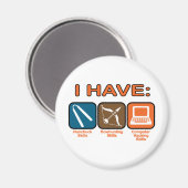 Ich habe Fähigkeiten, die Napoleon Dynamite hat Magnet (Vorderseite/Rückseite)