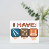 Ich habe Fähigkeiten, die Napoleon Dynamite hat Postkarte (Stehend Vorderseite)