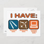 Ich habe Fähigkeiten, die Napoleon Dynamite hat Postkarte (Vorne/Hinten)